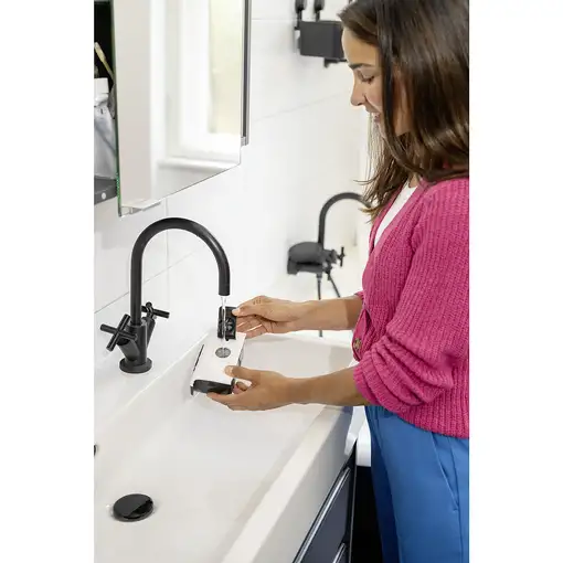 Kärcher SC 1 UPRIGHT Fregona a vapor 0,2 L 1300 W Negro, Blanco