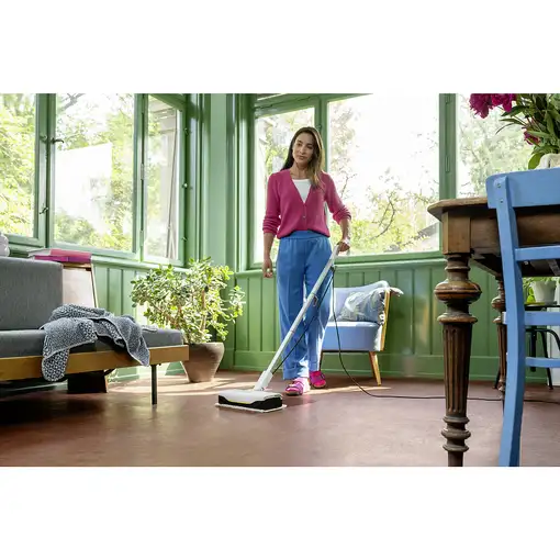 Kärcher SC 1 UPRIGHT Fregona a vapor 0,2 L 1300 W Negro, Blanco