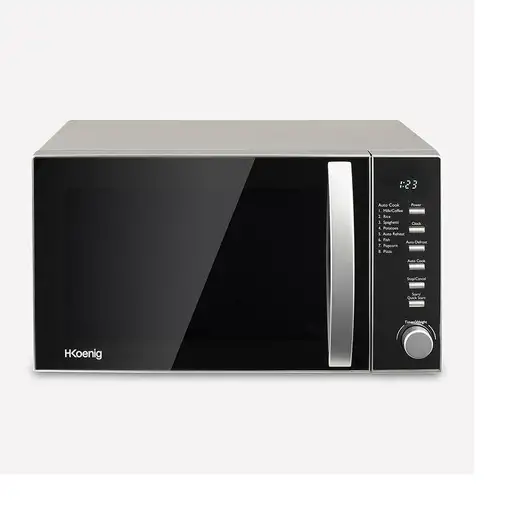H.Koenig VIO2 microondas Negro, Plata Solo microondas Encimera 20 L 700 W