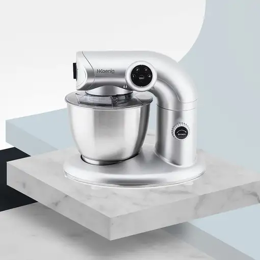 H.Koenig KM80 Batidora de varillas 1000 W Plata