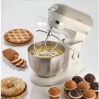 Ariete 1588/03 Batidora de varillas 1200 W Beige, Cromo, Blanco