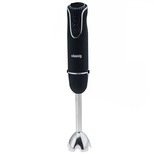 H.Koenig MIX75 licuadora 500 L Batidora de inmersión 750 W Negro, Acero inoxidable