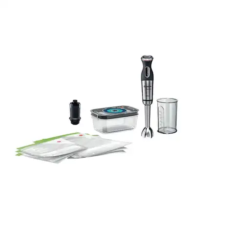 Bosch MS8CM61V1 licuadora Batidora de inmersión 1000 W Negro, Acero inoxidable, Tr