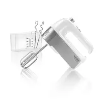 Haeger BL-3HW.015A batidora Batidora de mano 300 W Acero inoxidable, Blanco