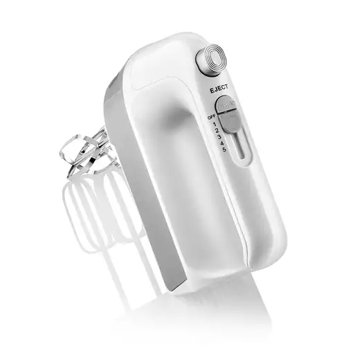 Haeger BL-3HW.015A batidora Batidora de mano 300 W Acero inoxidable, Blanco