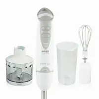 Haeger HB-400.012A licuadora Batidora de inmersión 400 W Gris, Blanco