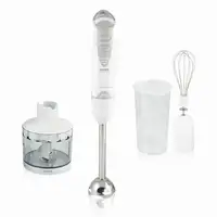 Haeger HB-400.012A licuadora Batidora de inmersión 400 W Gris, Blanco