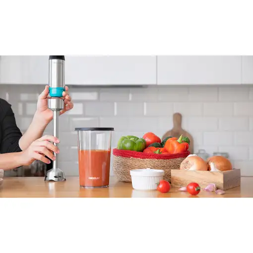 Cecotec Power TitanBlack 1200 XL PerfectCream&Crush Batidora de inmersión 1200 W N