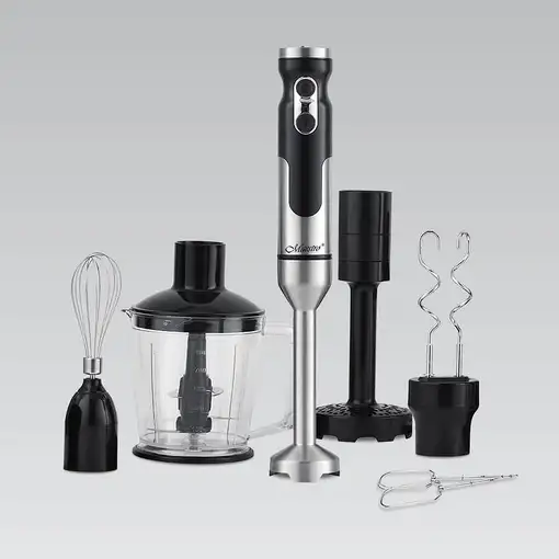 Maestro MR-567 licuadora Batidora de inmersión 1000 W Negro, Acero inoxidable