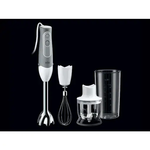 Braun MQ 525 0,6 L Batidora de inmersión 600 W Gris, Blanco