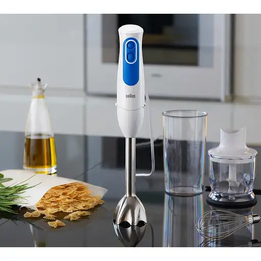 Braun MQ 3025 Spaghetti 600 L Batidora de inmersión 700 W Azul, Blanco
