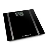 Esperanza EBS018K báscula de baño Rectángulo Negro Báscula personal electrónica
