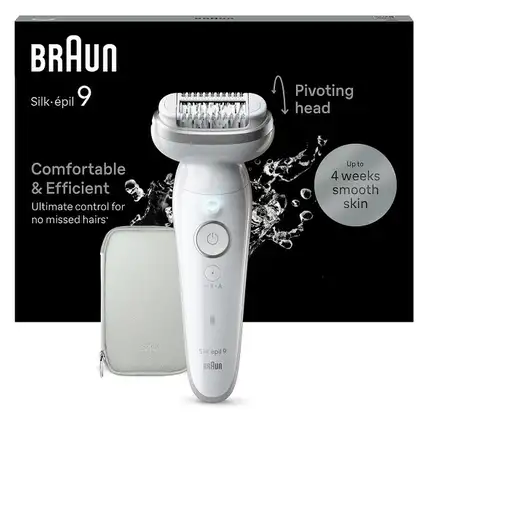 Braun Silk-épil 9 BR2-225328 depiladora 40 pinzas Gris, Blanco