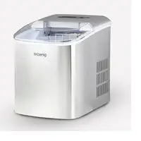 H.Koenig KB14 Máquina para hacer cubitos de hielo portátil 12 kg/24h 120 W Plata
