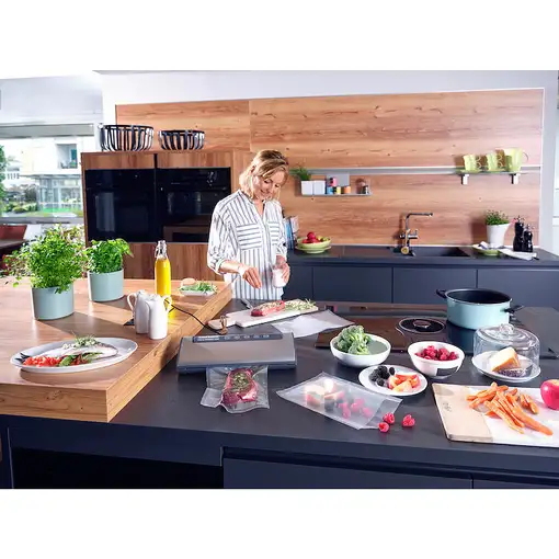 Leifheit Vacu Power 500 sellador al vacío 500 mbar Plata