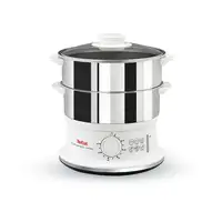 Tefal VC1451 vaporizador 2 cesta(s) Independiente 900 W Blanco, Acero inoxidable