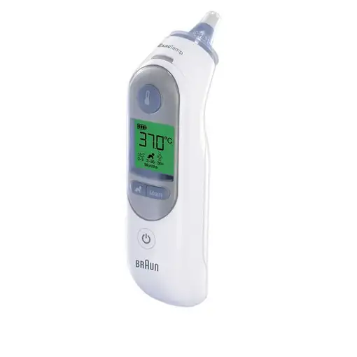 Braun ThermoScan 7 Teledetección Blanco Oído