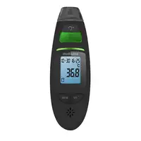 Medisana TM 750 Termómetro con sensor remoto Negro Oído, Frente Botones