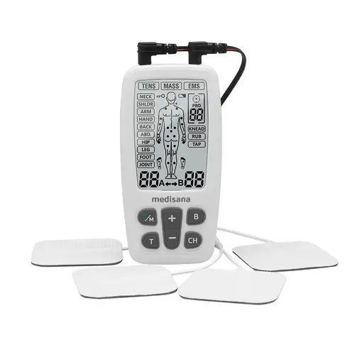 Medisana TT 200 masajeador Atrás, Mano, HIPS, Cuello, Hombros Negro, Blanco