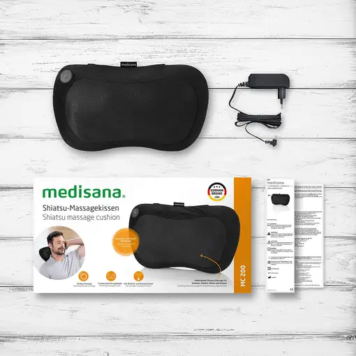 Medisana MC 200 masajeador Atrás, Piernas, Cuello, Hombros Negro