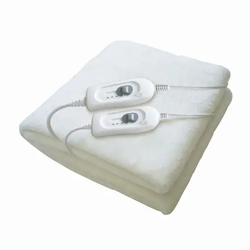 Haeger UB-140.003A manta eléctrica y almohadilla 60 W Blanco Micropolar, Poliéster