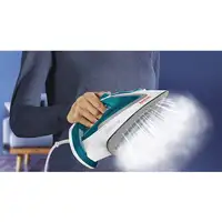 Plancha vapor-seco suela de durilium 2400 W Turquesa FV5718 TEFAL Plancha vapor-seco suela de durilium 2400 W Turquesa FV5718 TEFAL