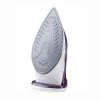 Haeger Pro Glider 2600 Plancha vapor-seco Suela de cerámica 2600 W Violeta, Blanco