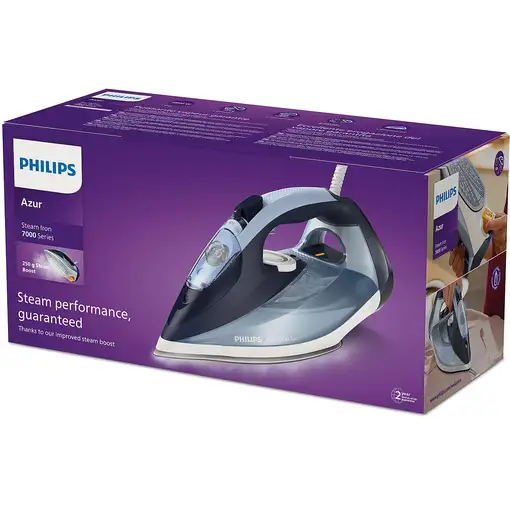 Plancha a vapor suela steamglide plus 2800 W Azul DST7020/20 PHILIPS