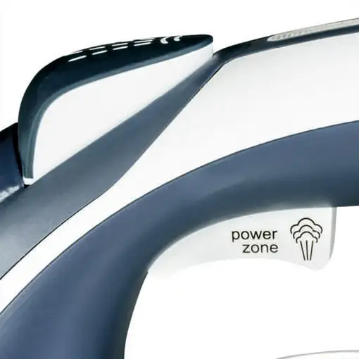 Haeger Ultra Steam 2800 Plancha vapor-seco 2800 W Azul, Blanco