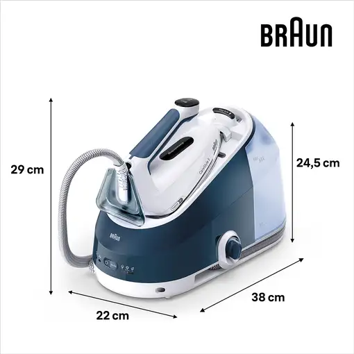 Braun CareStyle 5 IS5245BL 2400 W 2 L Suela de Eloxal Azul