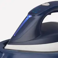 H.Koenig V7 estación plancha al vapor 2600 W 1,5 L Suela de cerámica Azul, Blanco