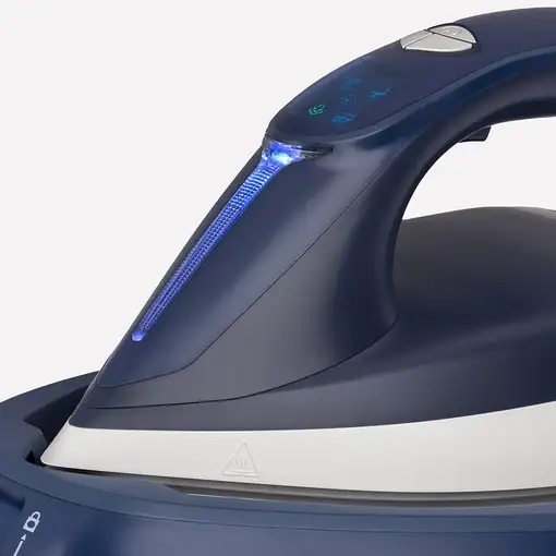 H.Koenig V7 estación plancha al vapor 2600 W 1,5 L Suela de cerámica Azul, Blanco