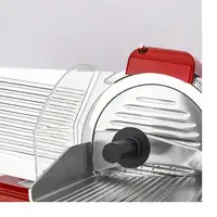 H.Koenig MSX254 rebanadora Eléctrico 240 W Negro, Rojo, Acero inoxidable Aluminio