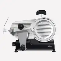 H.Koenig MSX252 rebanadora Eléctrico 240 W Negro, Acero inoxidable Metal