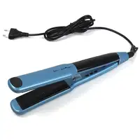 JATA JBPP5570 Utensilio de peinado Plancha de pelo Caliente Negro, Azul 60 W 2 m
