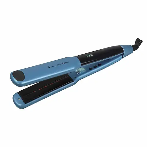 JATA JBPP5570 Utensilio de peinado Plancha de pelo Caliente Negro, Azul 60 W 2 m