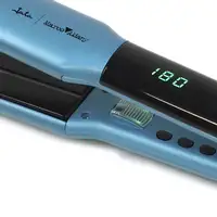 JATA JBPP5570 Utensilio de peinado Plancha de pelo Caliente Negro, Azul 60 W 2 m