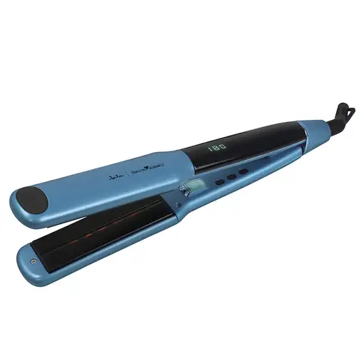 JATA JBPP5570 Utensilio de peinado Plancha de pelo Caliente Negro, Azul 60 W 2 m