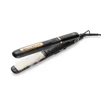 Bellissima Steam Ceramic & Keratin Plancha de pelo Vapor Negro, Oro 1,8 m