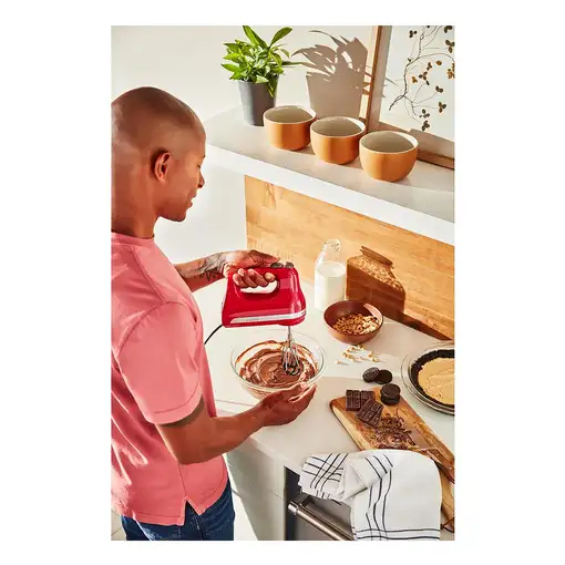 KitchenAid 5KHM6118EER Batidora de mano 85 W Rojo