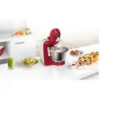 Bosch MUM58720 robot de cocina 1000 W 3,9 L Gris, Rojo, Acero inoxidable