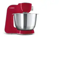 Bosch MUM58720 robot de cocina 1000 W 3,9 L Gris, Rojo, Acero inoxidable