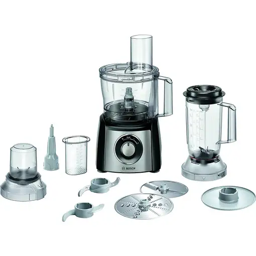 Bosch MCM3PM386 robot de cocina 900 W 2,3 L Negro, Transparente