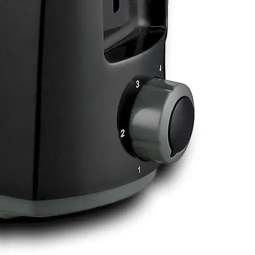 Haeger Dark Sun 6 2 rebanada(s) 1000 W Negro