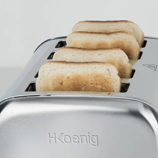 H.Koenig TOS14 tostadora 4 4 rebanada(s) 1700 W Metálico