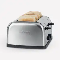 H.Koenig TOS14 tostadora 4 4 rebanada(s) 1700 W Metálico
