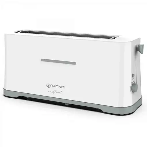 Tostadora de ranura extra ancha blanca, 970 W, TS-40EASYTOAST GRUNKEL