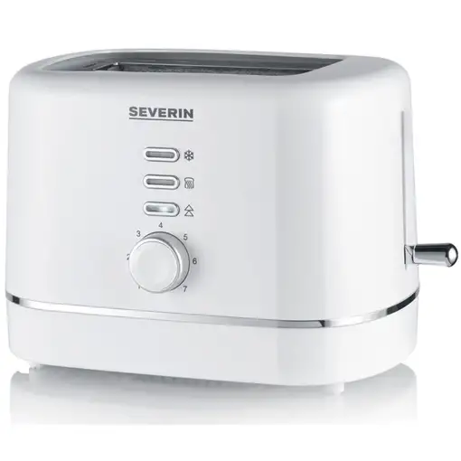 Severin AT 4324 tostadora 2 rebanada(s) 850 W Blanco