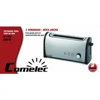 Comelec Tostador eléctrico de 1 rebanada