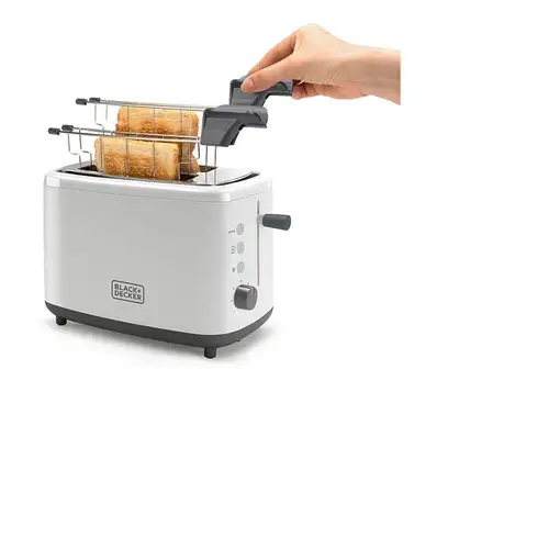 Black & Decker BXTOA820E tostadora 7 2 rebanada(s) 820 W Blanco